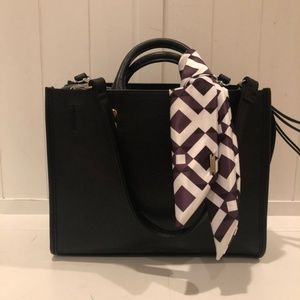 NWT Steven Madden Satchel Purse in Black